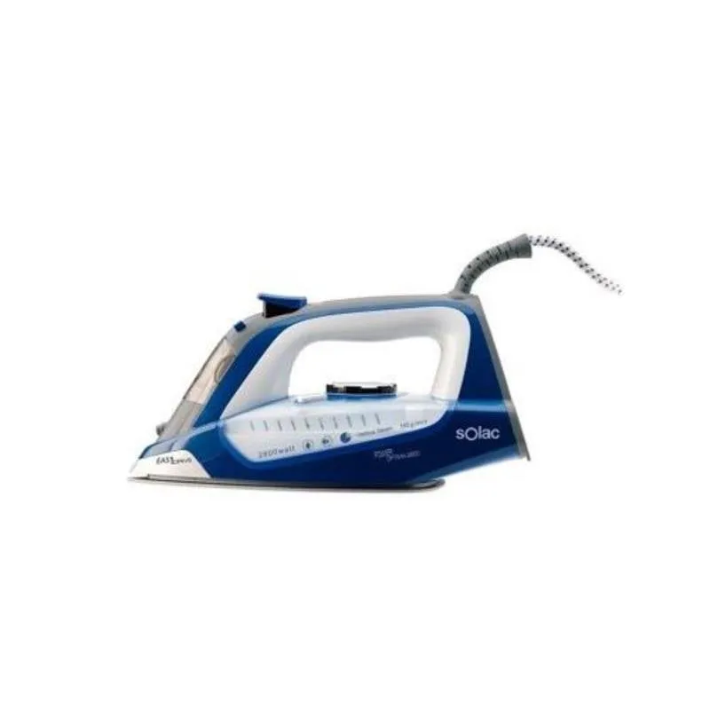 Ferro da stiro Solac 3200W suola in ceramica colpo vapore 240g rosso/nero - immagine 1