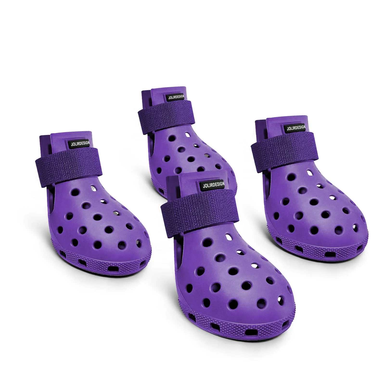 Scarpe per cani per pavimenti caldi - Stivali per cani di taglia piccola, media e grande, protezioni per zampe dei cani, facili da mettere e togliere, antiscivolo, impermeabili, scarpette per cani - immagine 1