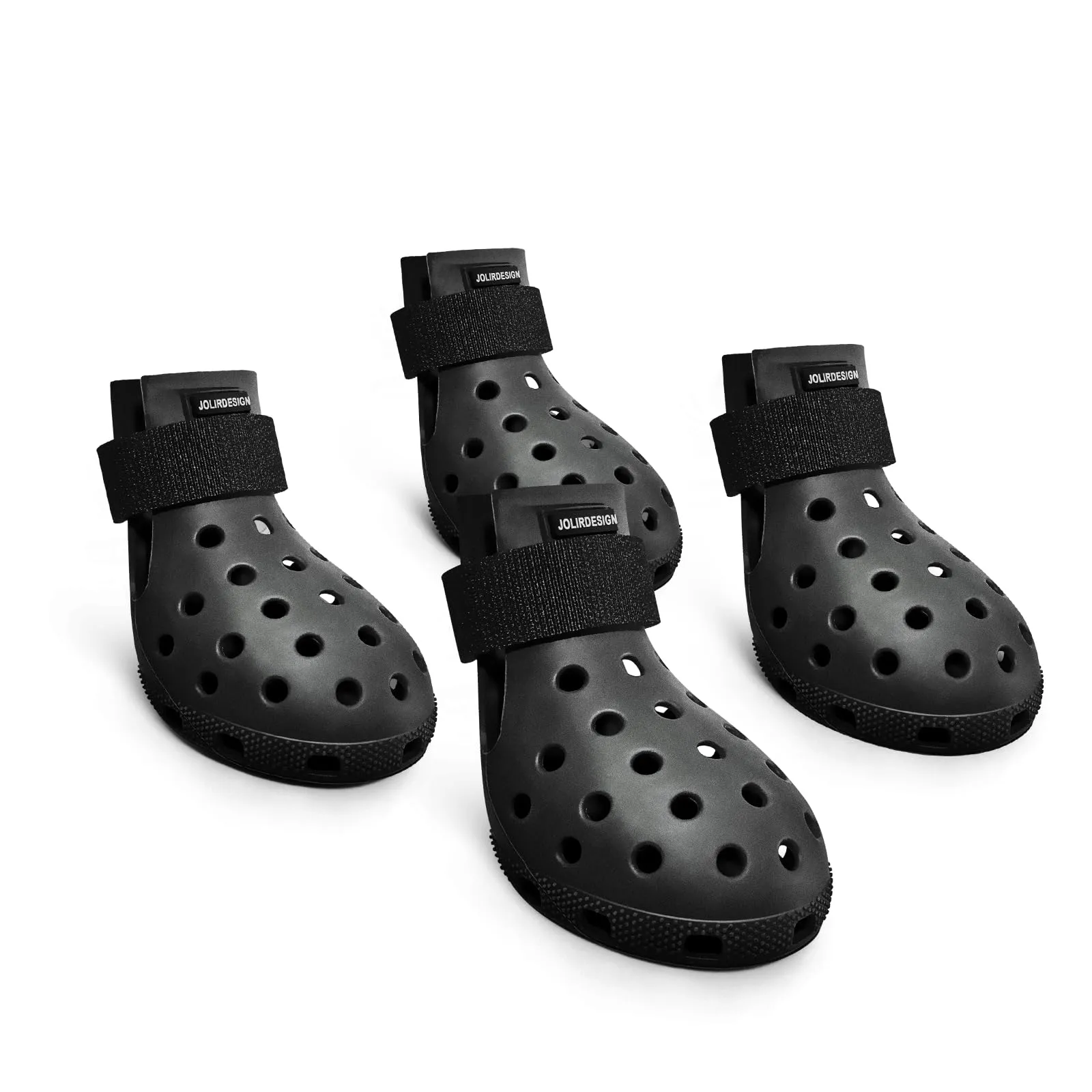 Scarpe per cani per pavimenti caldi - Stivali per cani di taglia piccola, media e grande, protezioni per zampe dei cani, facili da mettere e togliere, antiscivolo, impermeabili, scarpette per cani - immagine 1