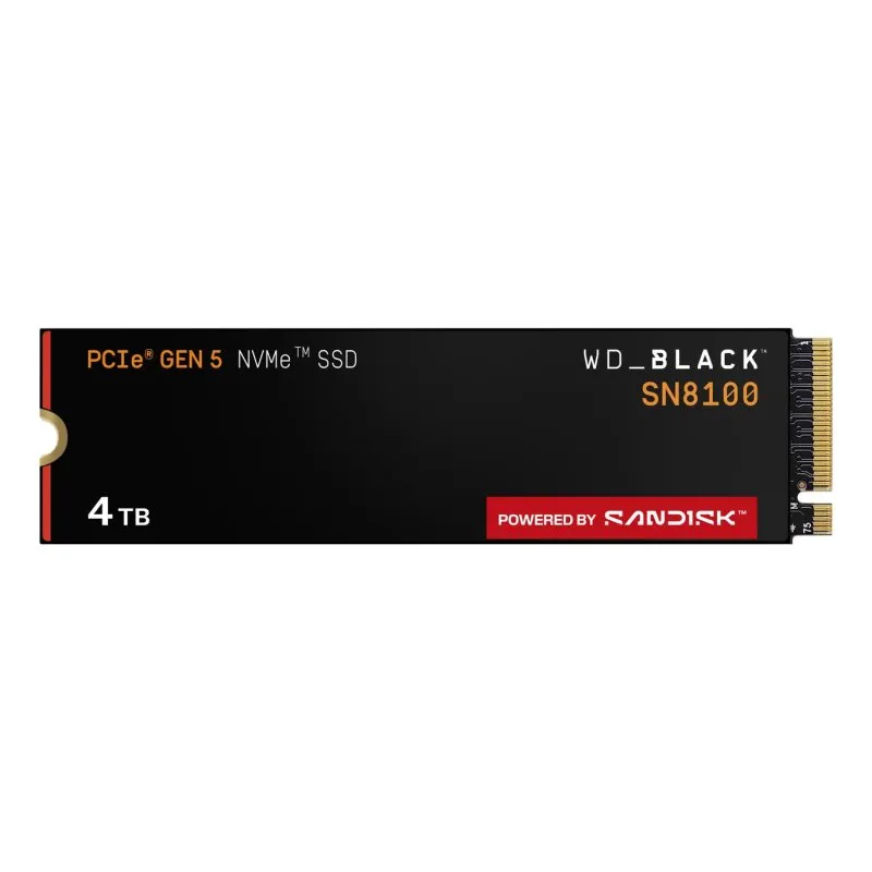 Disco Duro Sandisk WD_BLACK SN8100 8TB M.2 NVMe PCIe 5.0 14900MB/s Encriptación - immagine 1