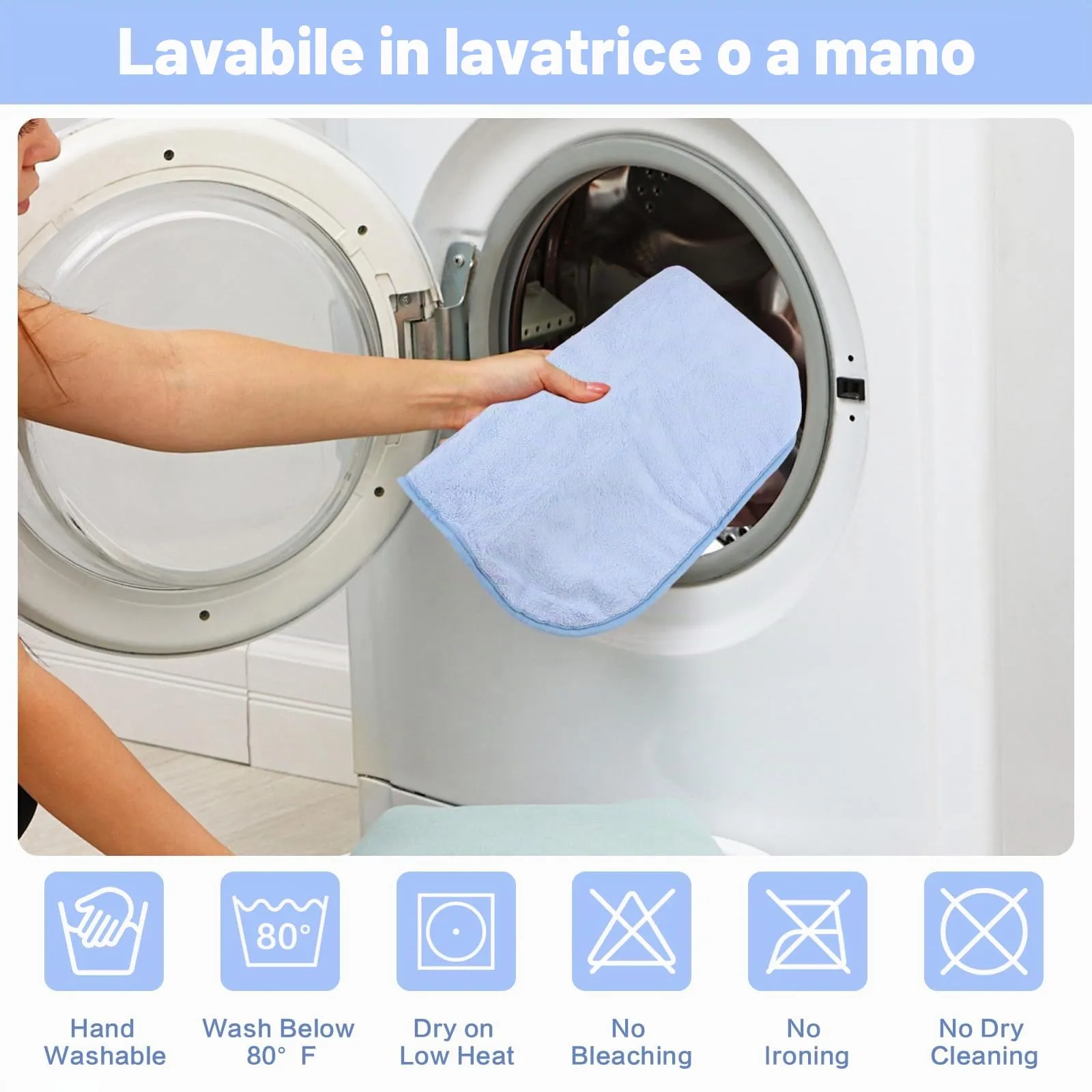 Fnaobai Accappatoio per cani e gatti assorbente, ad asciugatura rapida, carino asciugamano da bagno per cani, cappotto con cappuccio, colletto regolabile e cintura addominale per piscina, spiaggia - immagine 5