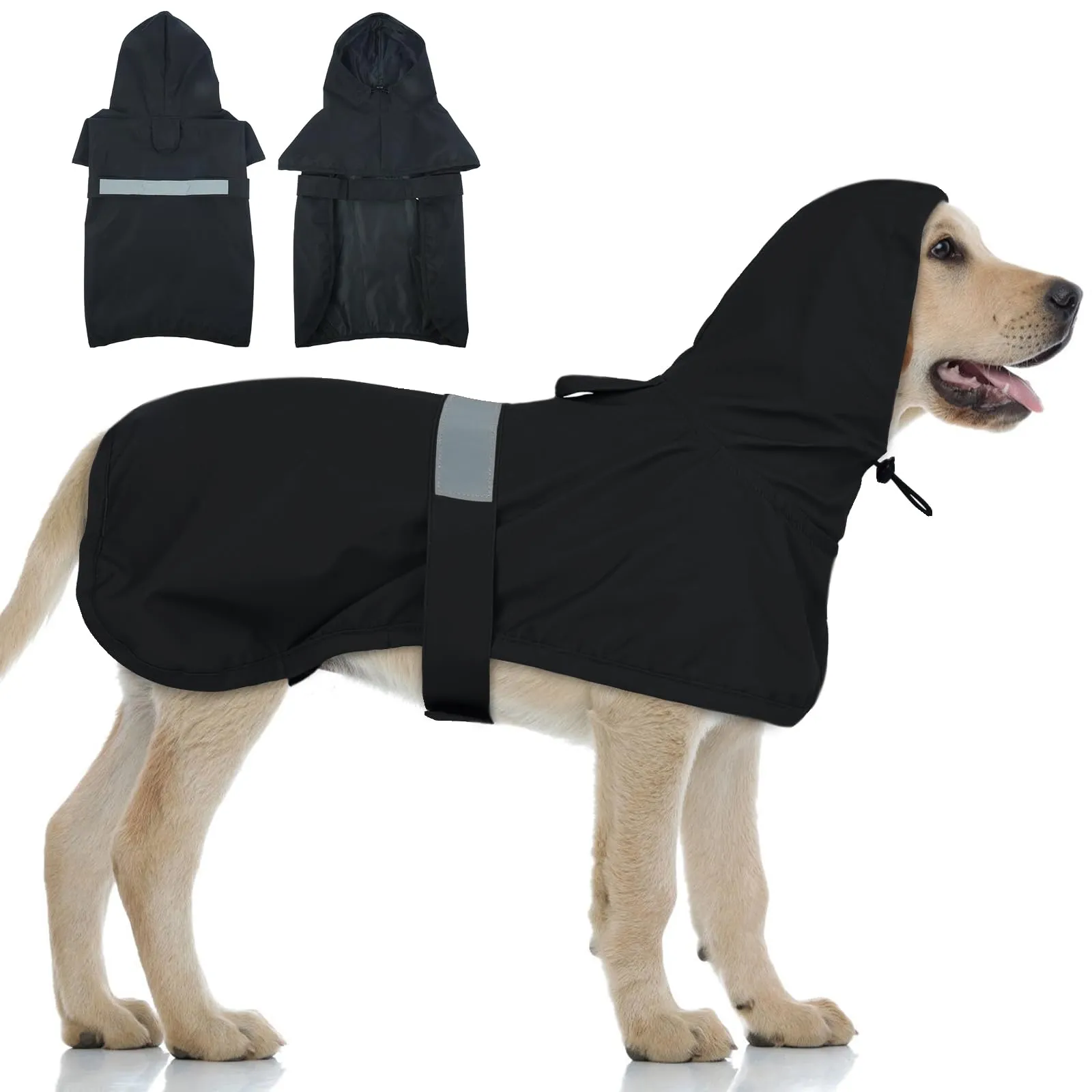 Lelepet Impermeabile per cani, giacca impermeabile per passeggiate - immagine 1