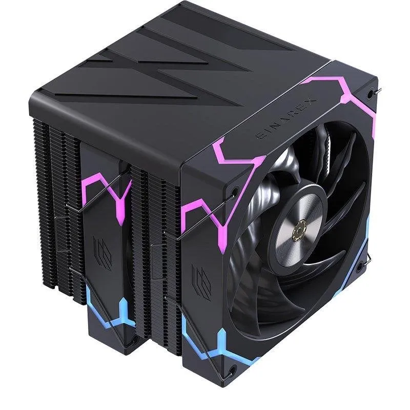 Refrigerazione Aria Einarex Socket universale Dual Tower Ventus V300 6 Heatpipes 2x120mm RGB - immagine 1