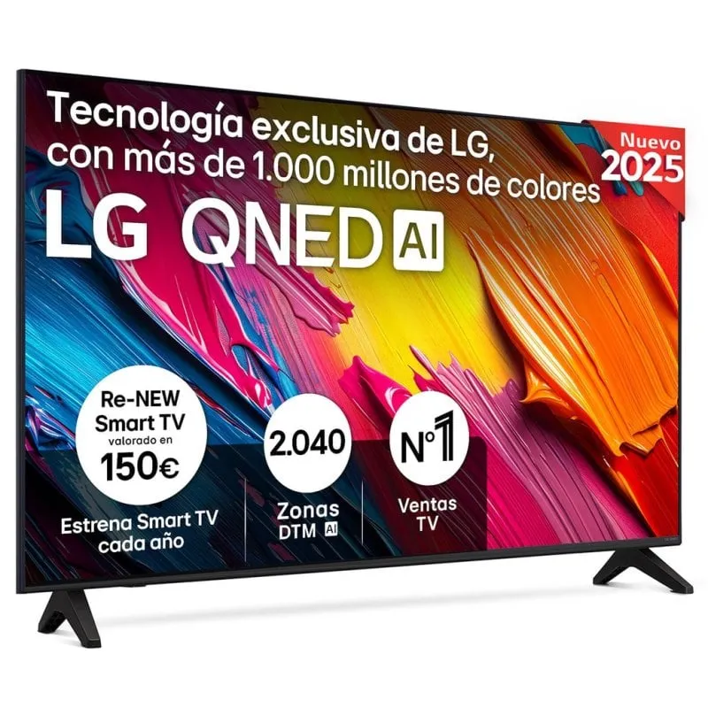 TV LG QNED 55QNED70A6A 55" 4K UltraHD 60Hz Smart TV WebOS HDR10 Dynamic QNED Color - immagine 1