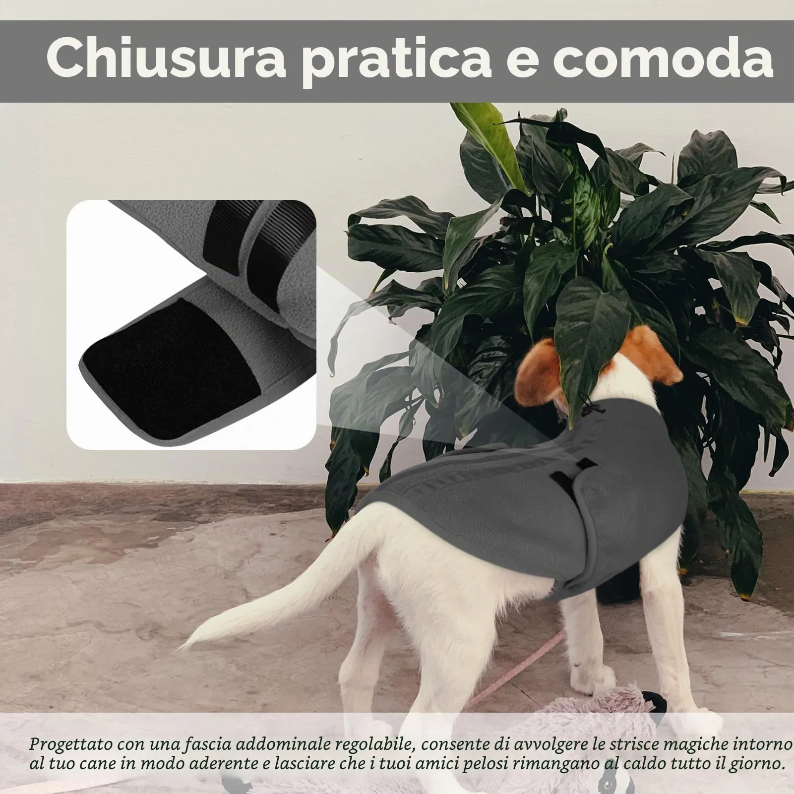 Queenmore Maglione In Pile Per Cani Grandi, Giacca Invernale Per Levrieri - immagine 4