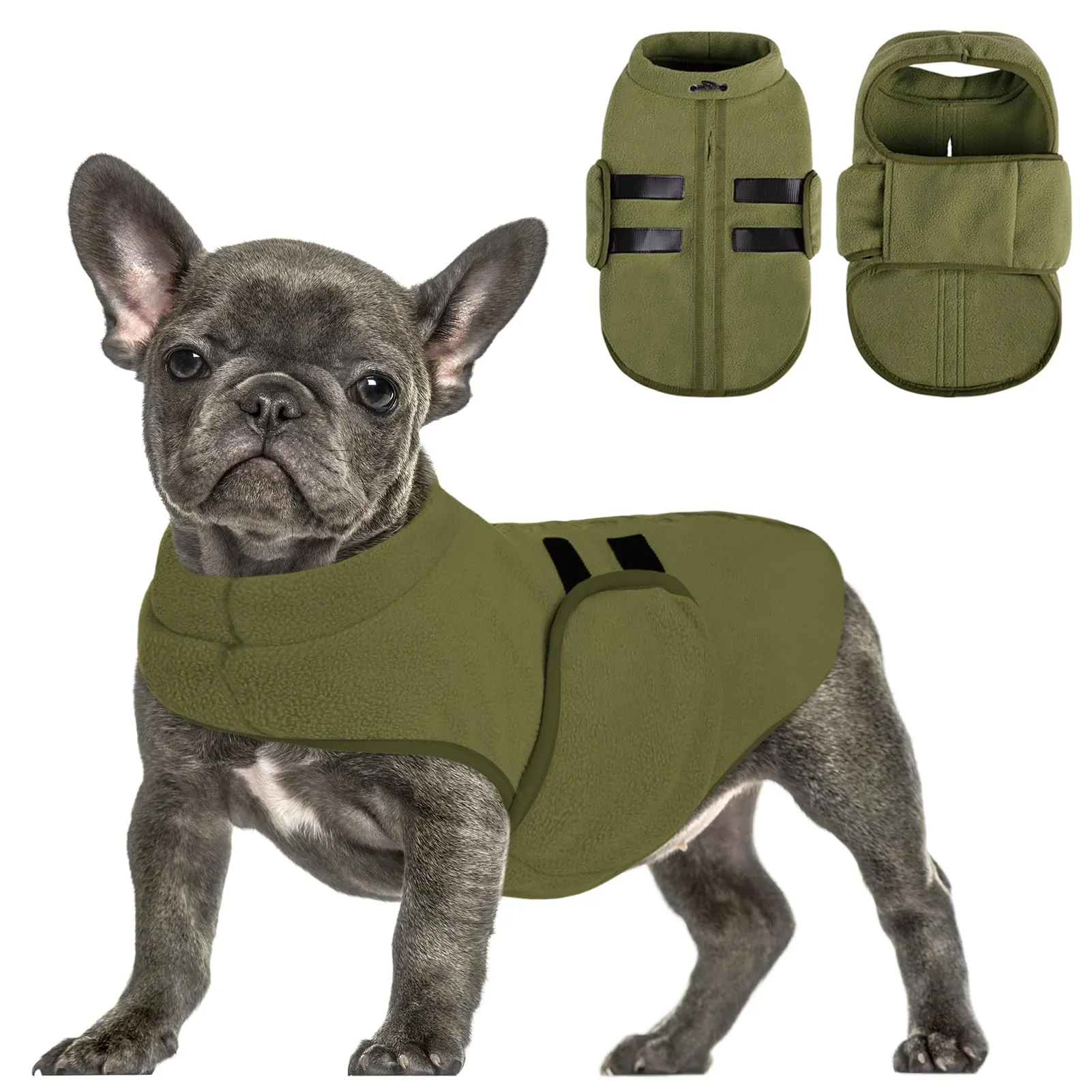 Queenmore Cappotto In Pile Per Bassotto Medio, Maglione Per Cani - immagine 1