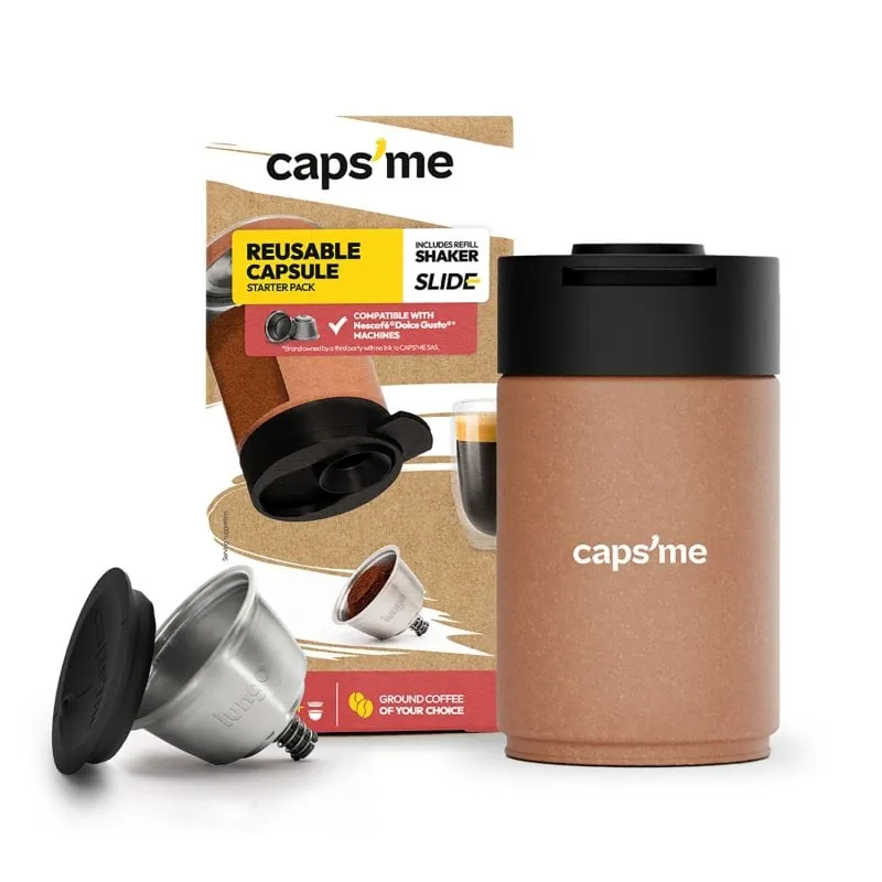 Capsula riutilizzabile CAPS'ME Slide Pack Compatibile Dolce Gusto Acciaio - immagine 1