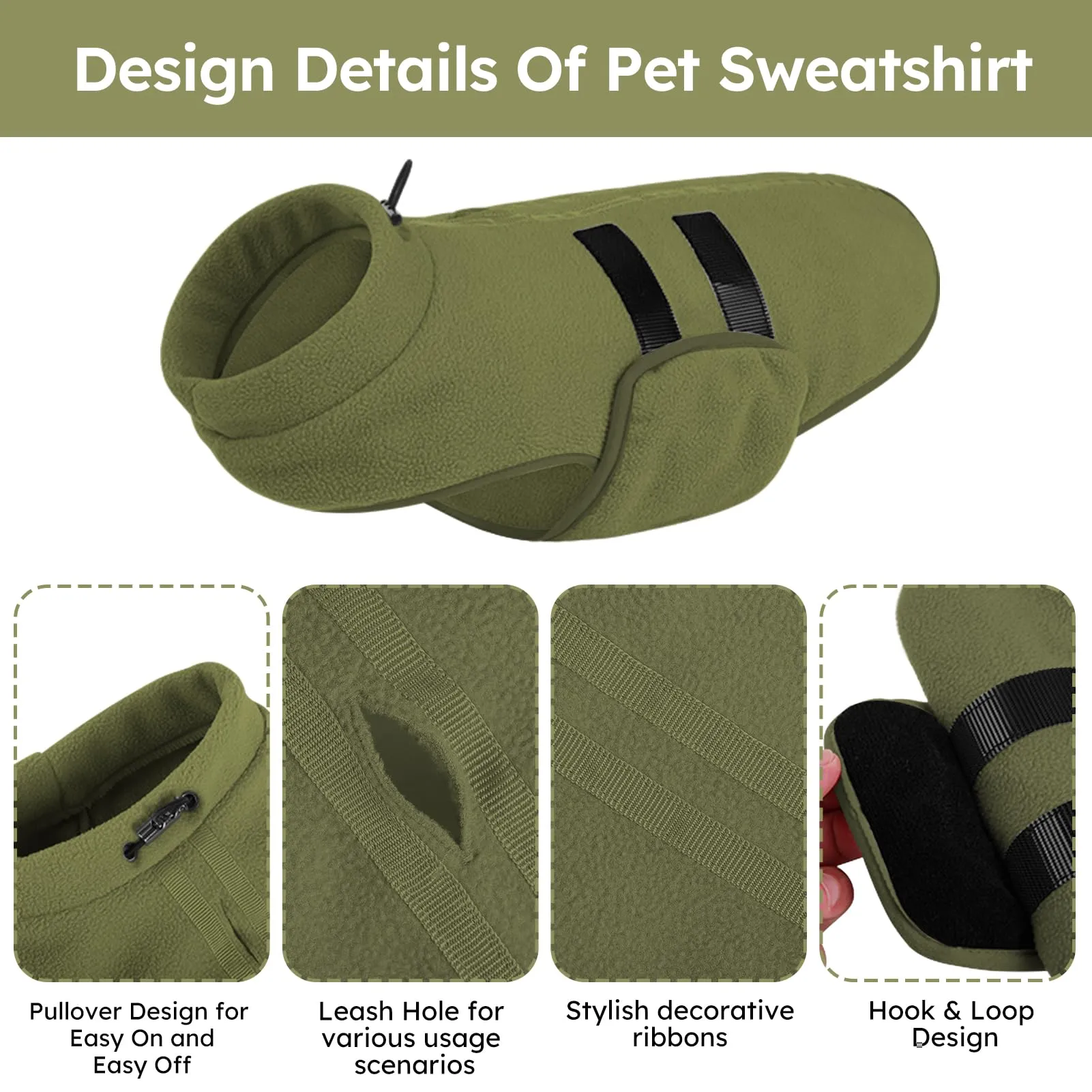 Queenmore Giubbotto In Pile Per Cani, Maglione Cane Per Bassotto- Caldo - immagine 3
