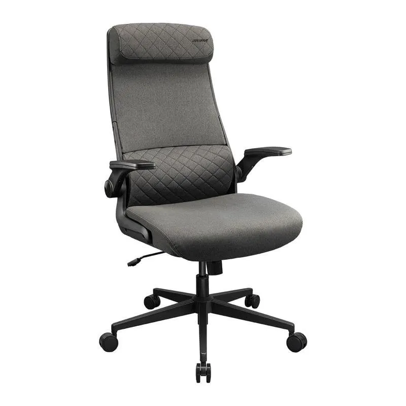 Sedia ufficio Cougar CGR-STD-GRB ergonomica tessuto grigio braccioli regolabili - immagine 1