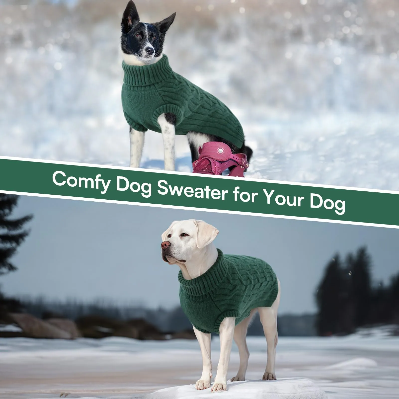 Queenmore Maglione Per Cani XL - Maglioni Di Natale, Abbigliamento Inverno - immagine 7