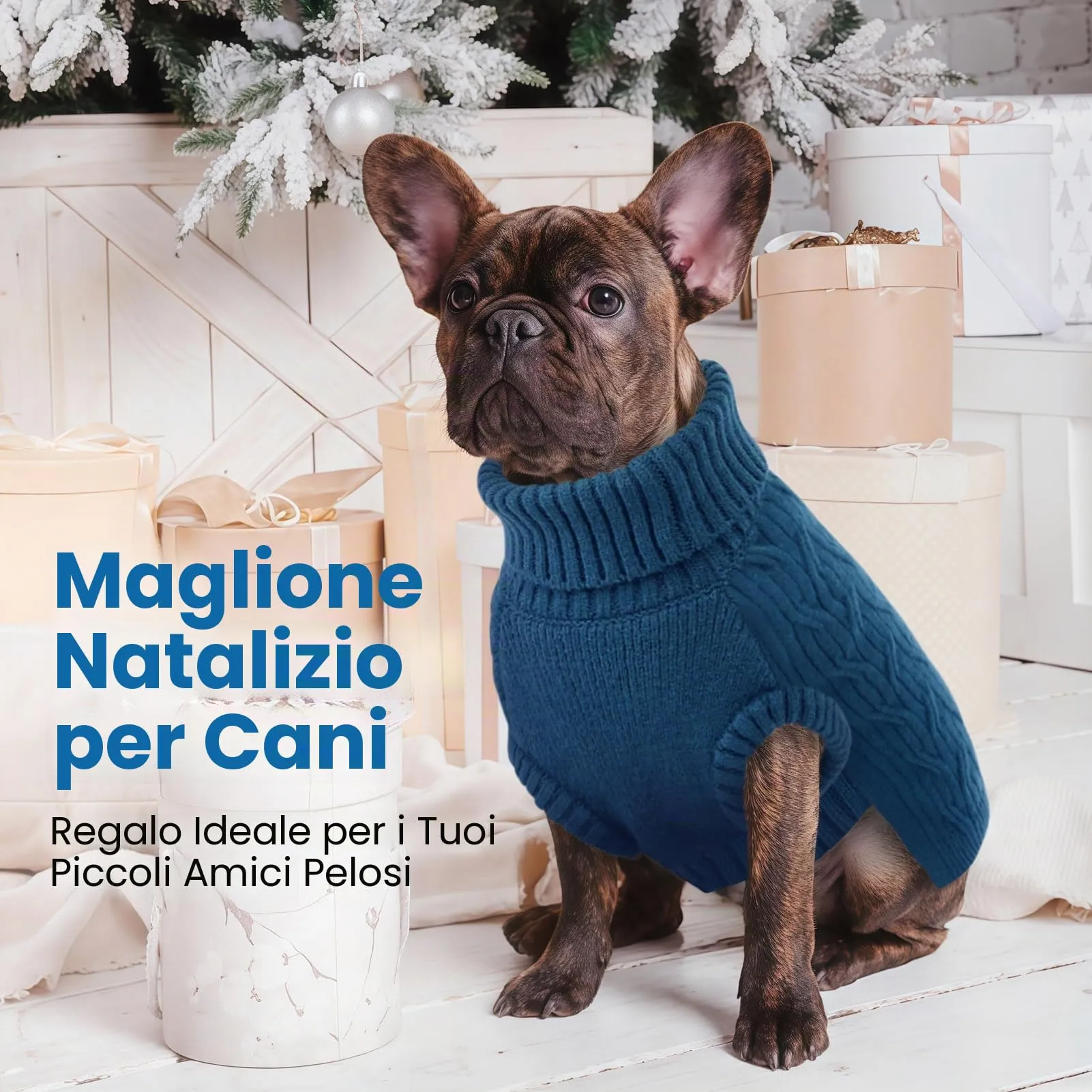 Queenmore Maglioncino Per Cani Piccoli - Vestiti Per Cani, Felpa Elastica - immagine 6