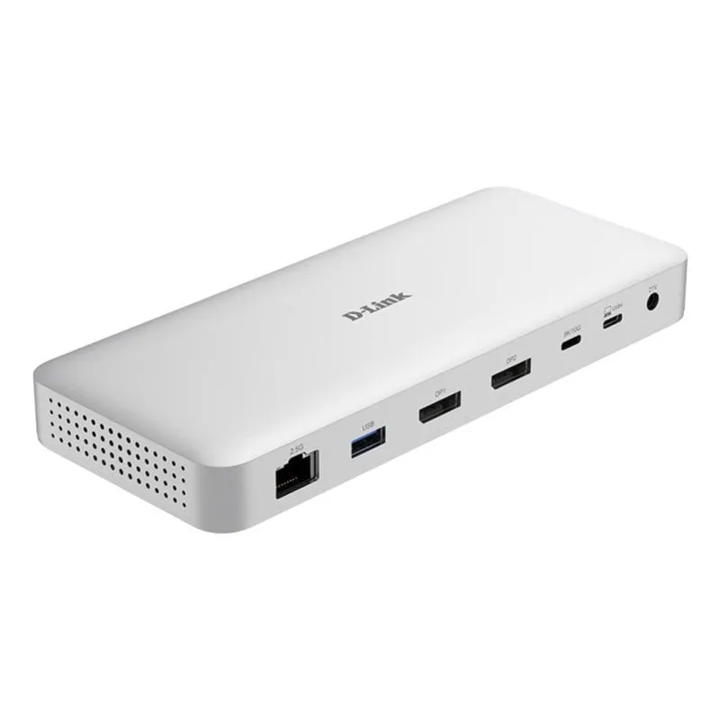Docking Station D-Link DUF-901/E USB4 8K Ultra HD 100 W Grigio - immagine 1