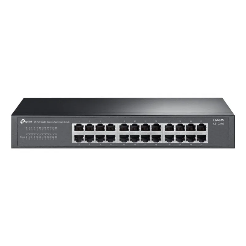 Switch TP-Link LS1024G 24 porte Gigabit Ethernet senza ventola - immagine 1