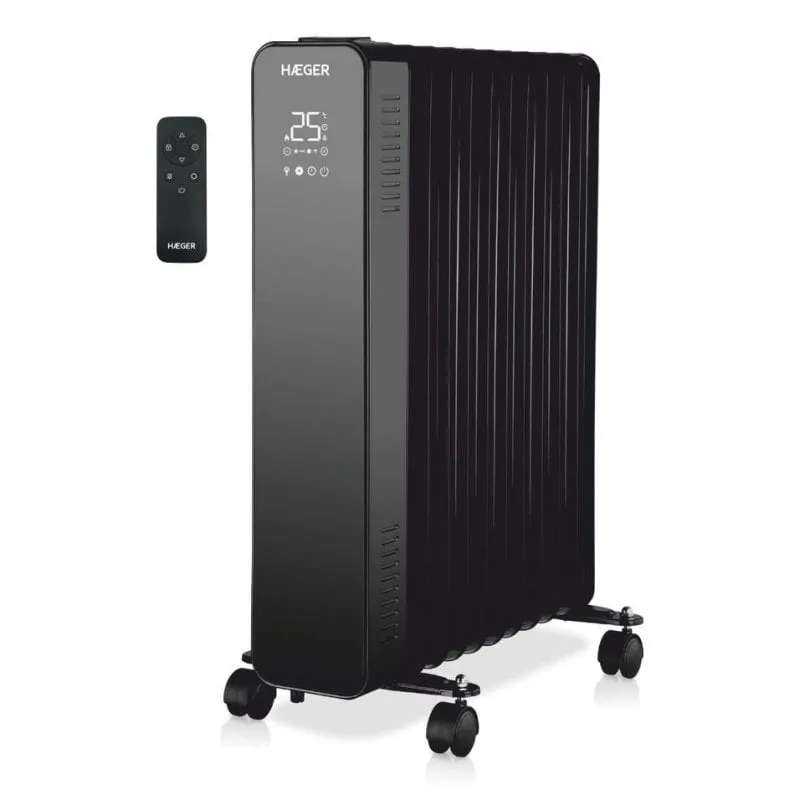 Radiatore a Olio Haeger Digital XI 2500W 11 Elementi Comando Remoto LED - immagine 1