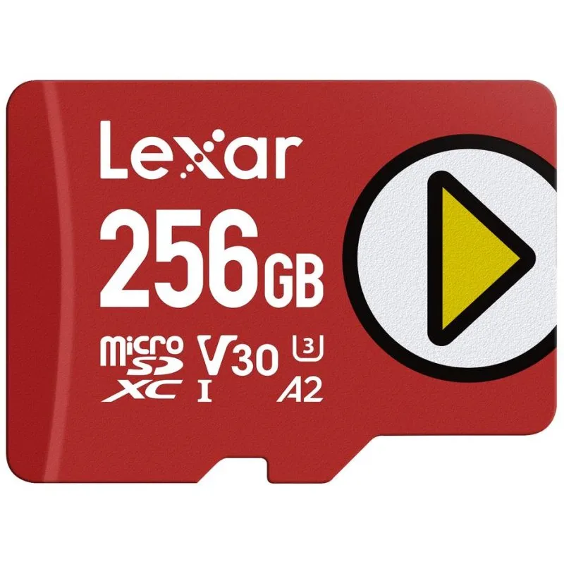Scheda MicroSD Lexar LMSPLAY256G-BNSNG 256GB UHS-I 205MB/s V30 A2 - immagine 1