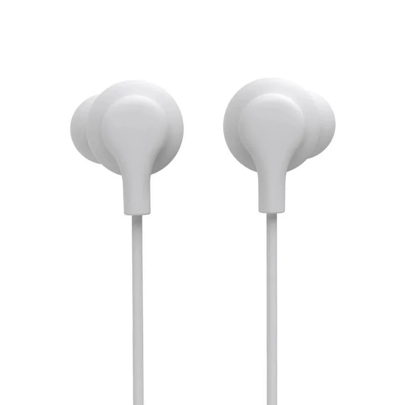 Auricolari Hama Popply con filo Jack 3,5 mm per chiamate e musica bianchi - immagine 1