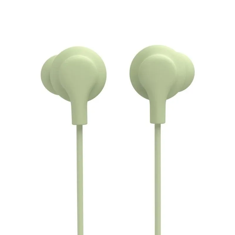 Auricolari Hama Curly con filo USB-C per chiamate e musica, microfono integrato, verde chiaro - immagine 1