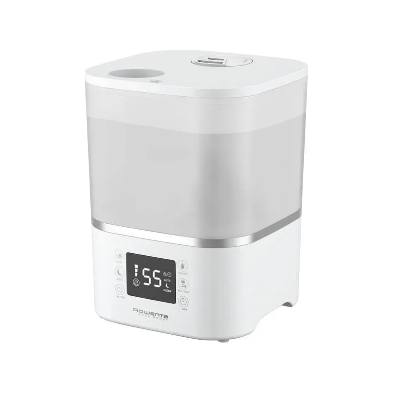 Umidificatore Rowenta Aqua Boost HU4020 Bianco Argento LED 2.5L 115W Touch - immagine 1