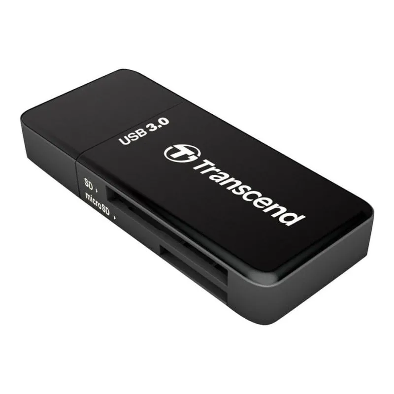 Lettore di schede Transcend RDF5 USB 3.1 Gen 1 compatto nero - immagine 1