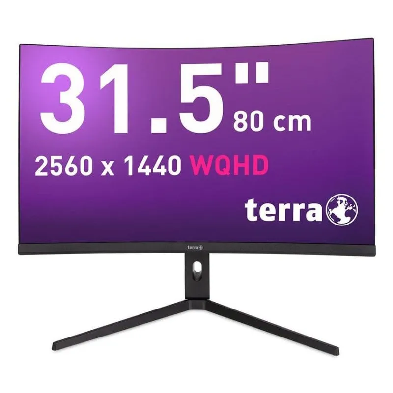 Monitor TERRA 3285W 31.5" Wide Quad HD 180Hz VA Curvo 1ms HDR - immagine 1