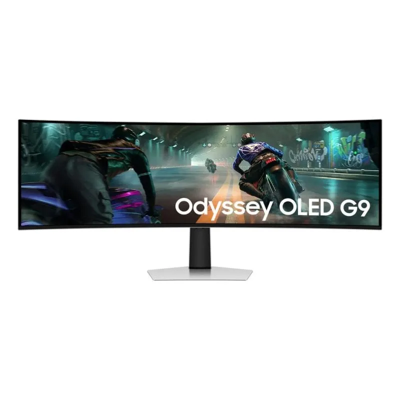 Monitor Samsung G91SD 49'' Dual QHD 144Hz OLED Curvo 0,03ms FreeSync G-SYNC HDR10+ - immagine 1