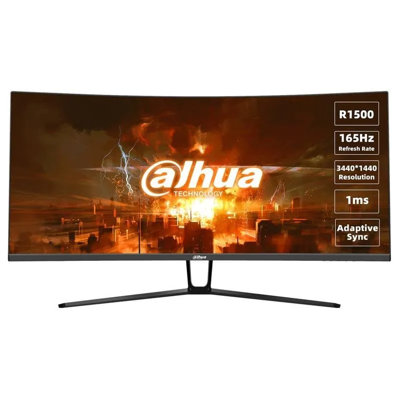 Monitor Dahua Technology LM34-E330C 34" UltraWide Quad HD 165Hz VA Curvo 1 ms - immagine 1