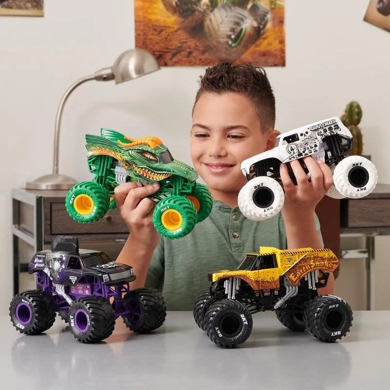 Veicolo giocattolo Spin Master Megalodon Monster Truck 1:24 Metallo Blu - immagine 1