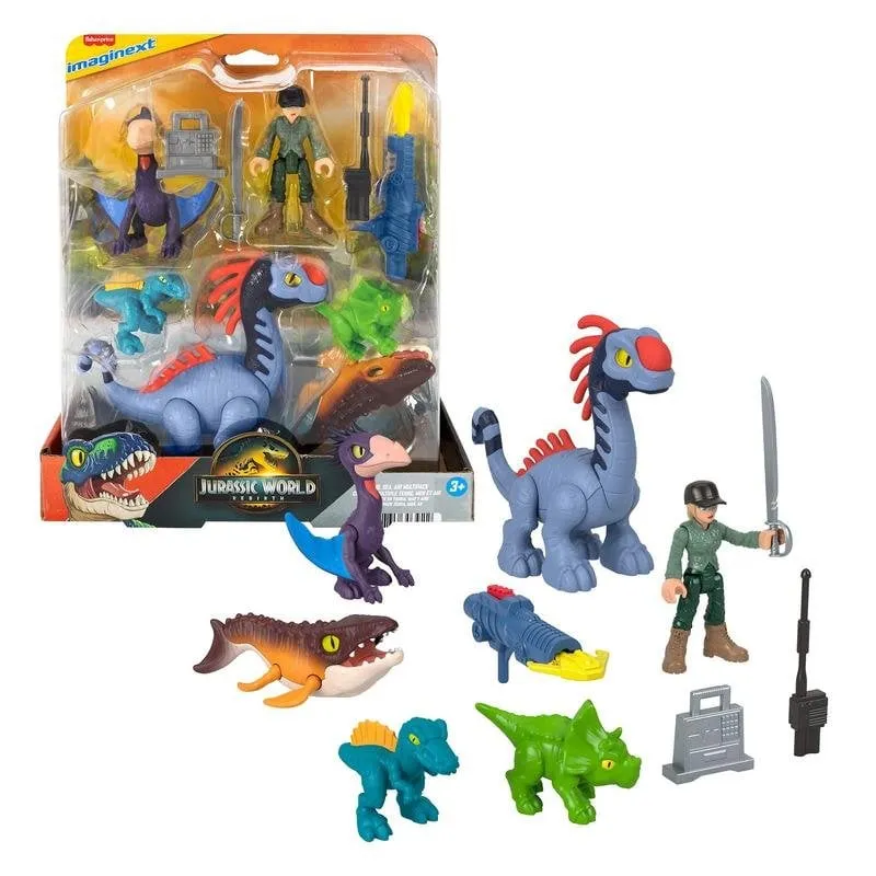 Figura giocattolo Imaginext Jurassic World JFR25 Multicolore Plastica - immagine 1