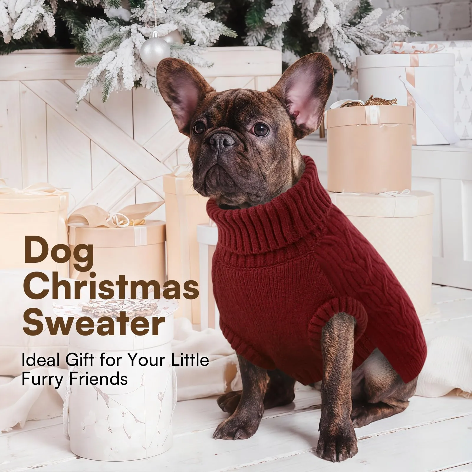 Queenmore Maglione Per Cani XL - Maglioni Di Natale, Abbigliamento Inverno - immagine 6