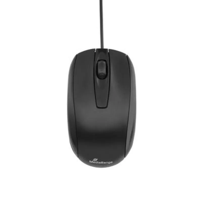 Ratón MediaRange MROS210 USB tipo A 1000DPI Nero Ergonomico - immagine 1