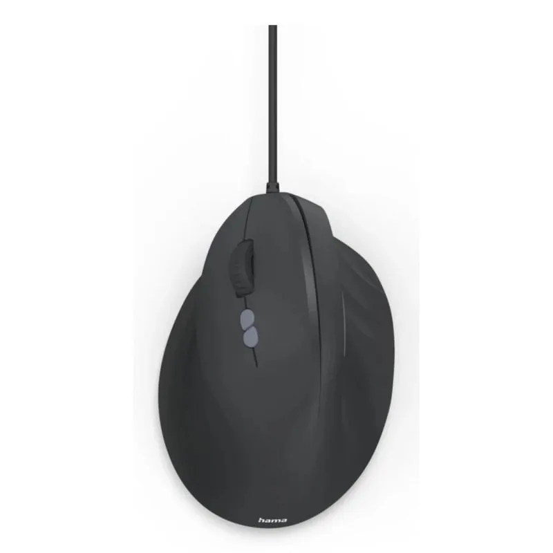 Ratón Hama ECM-500L USB 1800DPI Nero Verticale Silenzioso 7 Pulsanti - immagine 1