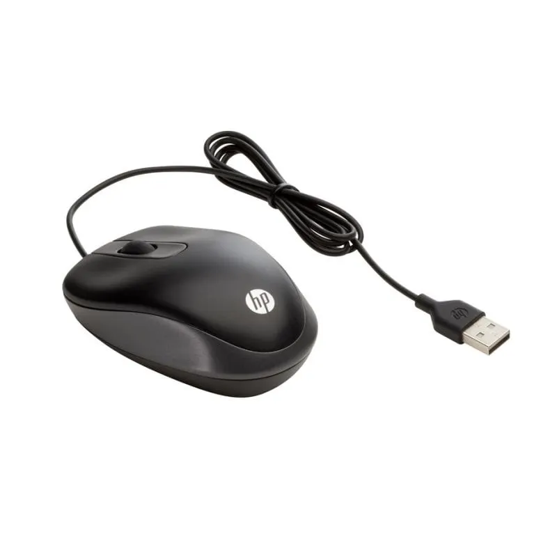 Mouse HP USB Travel Ambidestro 1000 DPI Nero Business - immagine 1