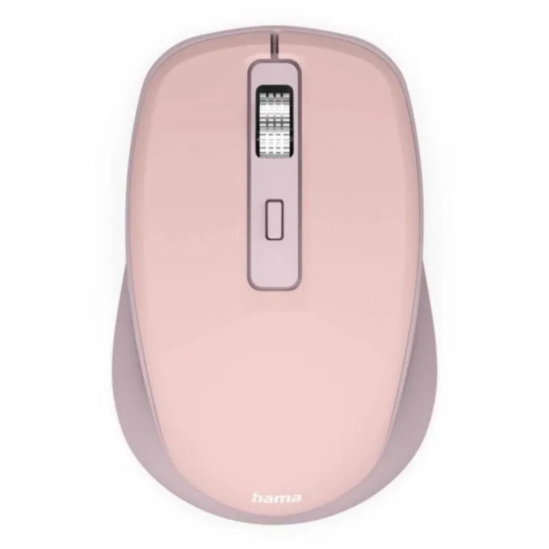 Mouse Hama WM-450 Wireless RF Bluetooth 1600DPI Rosa 7 Tasti Silenzioso - immagine 1