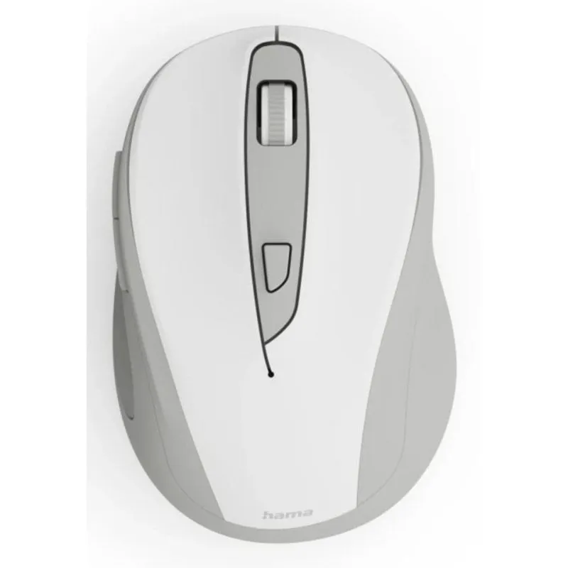 Mouse Hama WM-400 Wireless 1600DPI Bianco Silenzioso Ergonomico - immagine 1