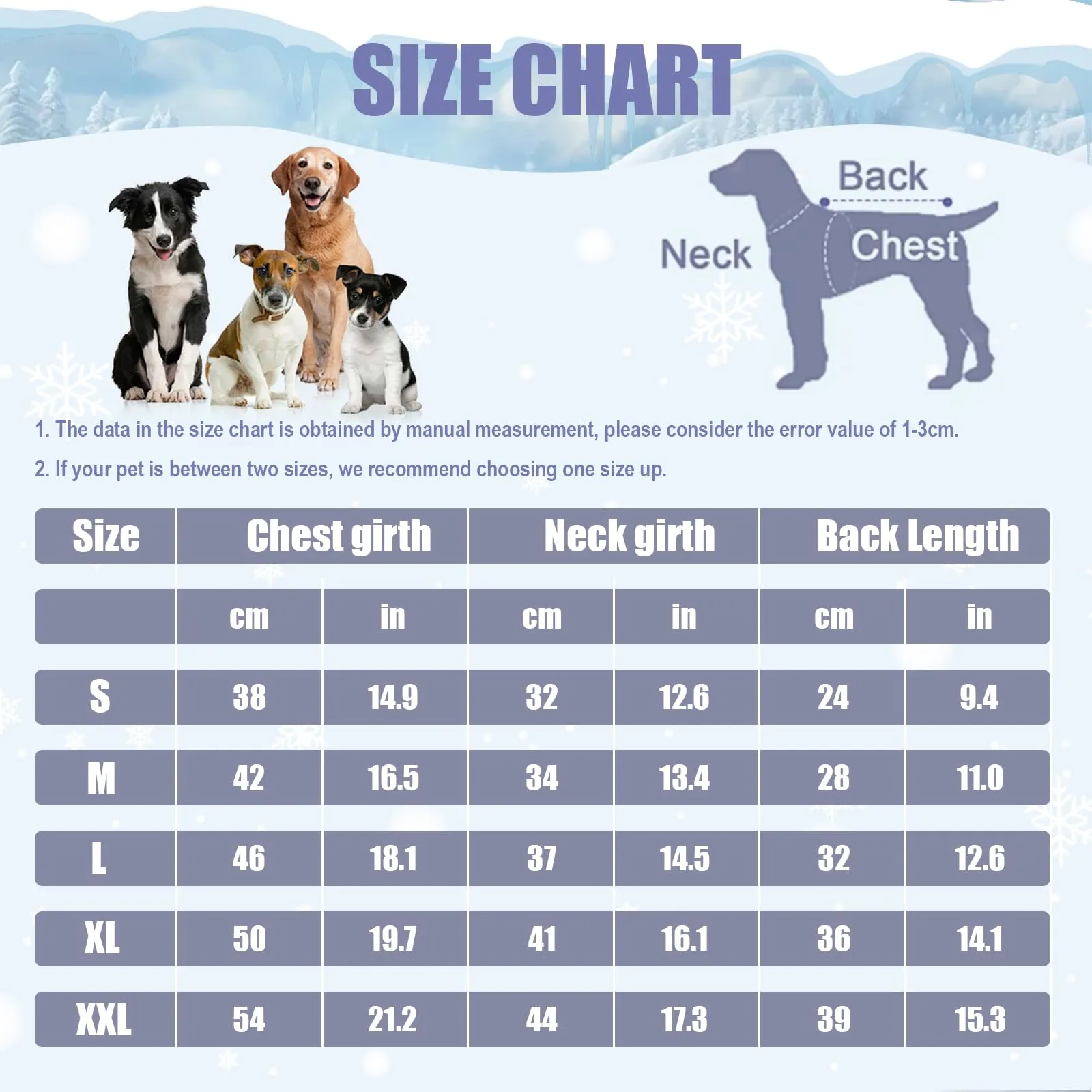 FEimaX Cappotto per Cani Invernale Giacca in Pile Calda con Anello a D, Gilet Cane Antivento Cucciolo Vestiti Caldo per Cani di Piccola e Media Taglia - immagine 3