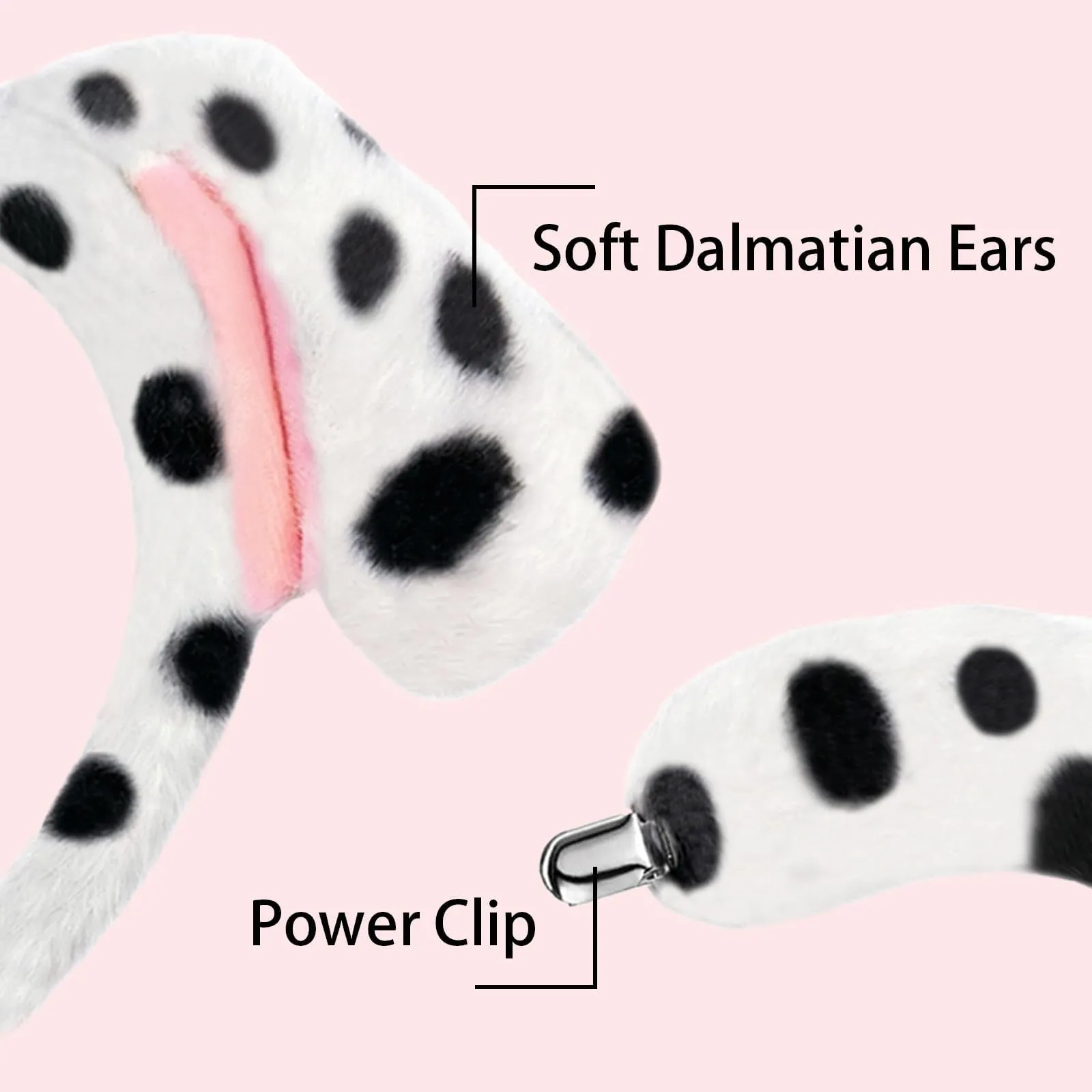 CATASTRBT Set di Accessori per Costume da Dalmata per Halloween Carnevale Feste Cosplay - immagine 3