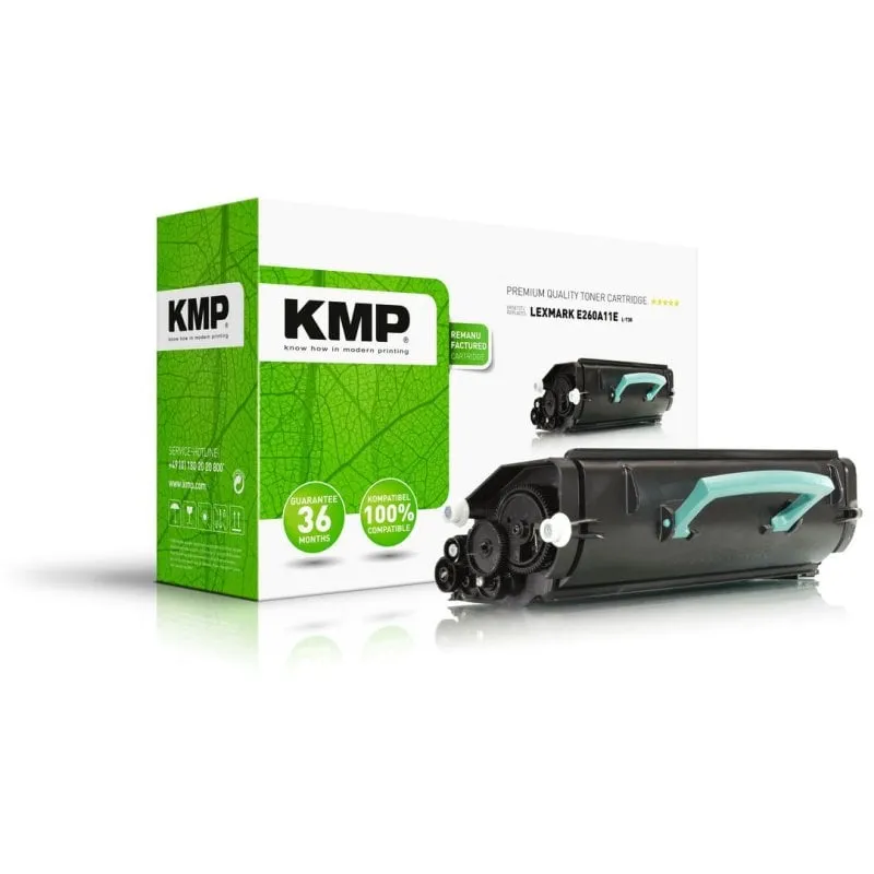 Cartuccia toner KMP L-T30 Nero 3500 pagine Compatibile Lexmark E260/E360/E460 - immagine 1