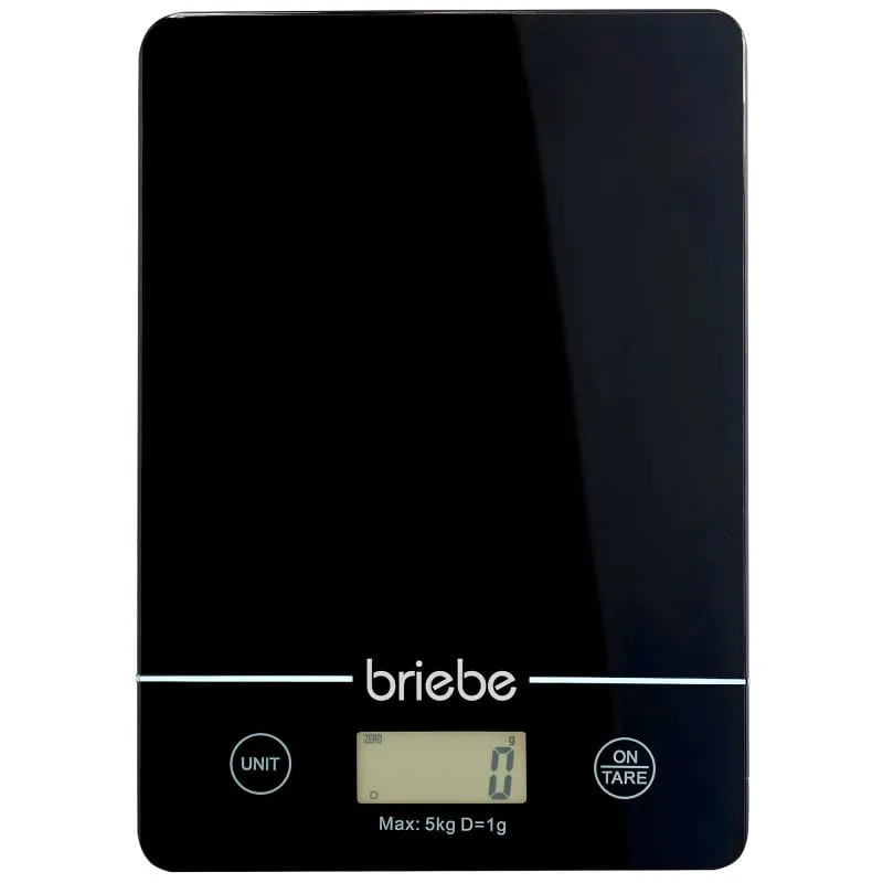 Bilancia da cucina digitale Briebe Kw1163, bilancia ad alta precisione, peso degli alimenti fino a 5 kg, graduazione 1 g - immagine 1