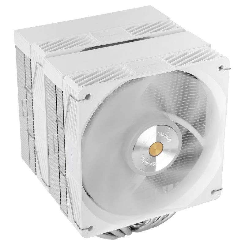 Raffreddamento Aria Mars Gaming Socket Intel LGA/AMD 158mm MCPU-X26PRO Dual Tower Bianco - immagine 1