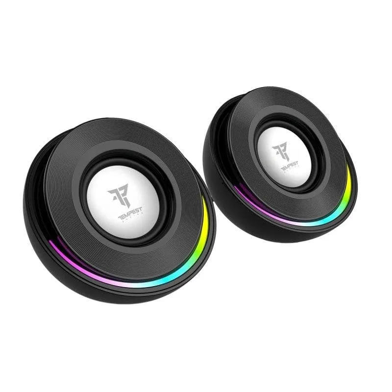 Altoparlanti Tempest M10 Hero One RGB 2.0 Bluetooth 10W con illuminazione - immagine 1
