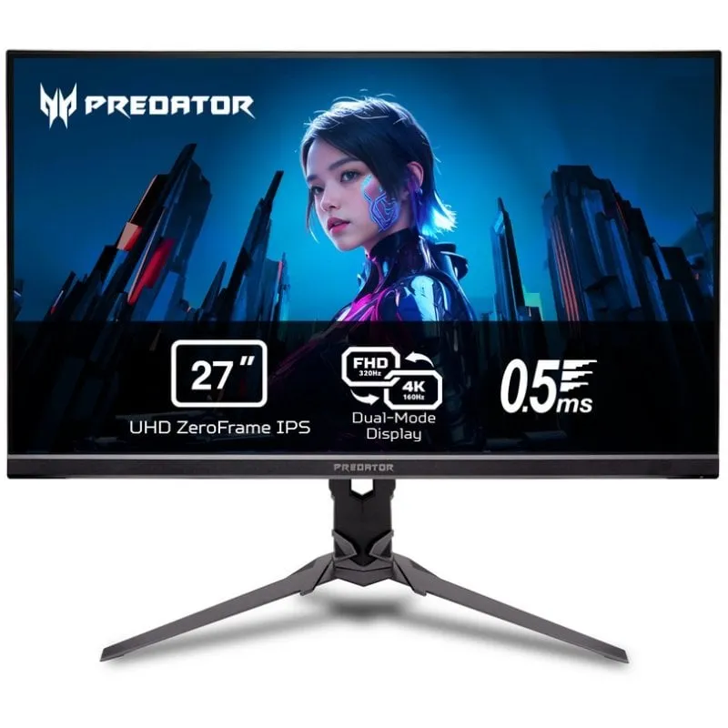 Monitor Acer Predator XB273KV4bmiiprx 27" UltraHD 4K 160Hz IPS 1ms G-SYNC FreeSync HDR10 - immagine 1