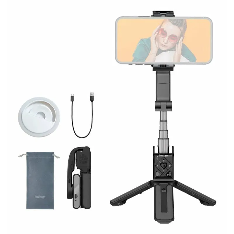 Supporto Smartphone iSteady Q 4-in-1 Black Stabilizzatore Bluetooth Motorizzato - immagine 1