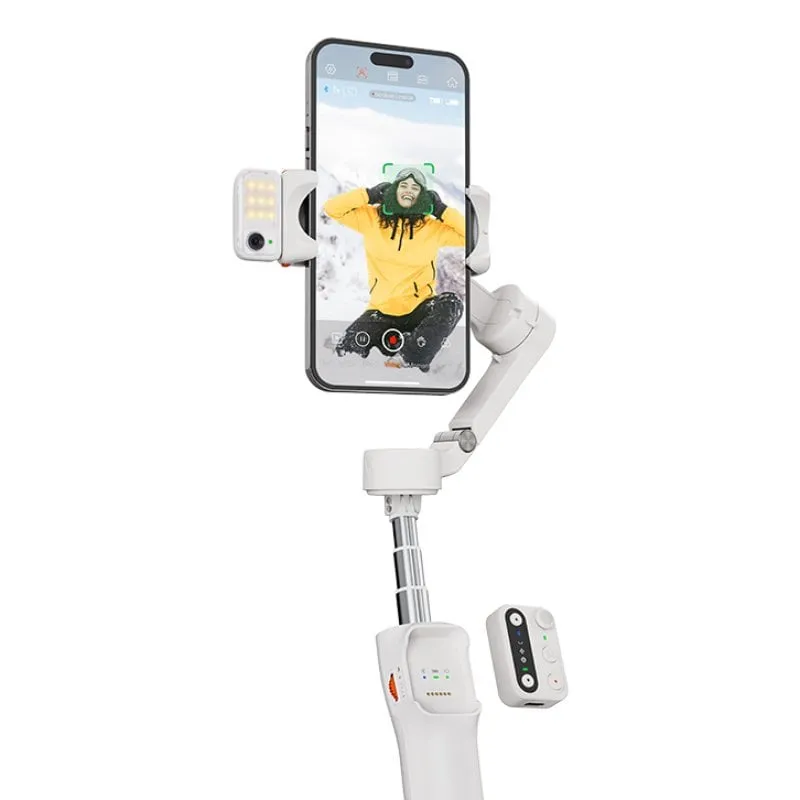 Stabilizzatore Smartphone iSteady V3 AI Gimbal Auto-Track Bianco Bluetooth 5.1 - immagine 1