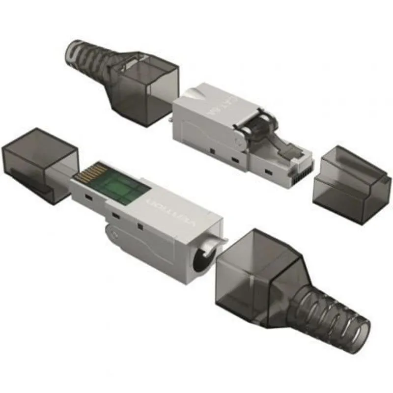 Connettore Roline RJ45 Cat.6A FTP Senza Attrezzi Grigio - immagine 1