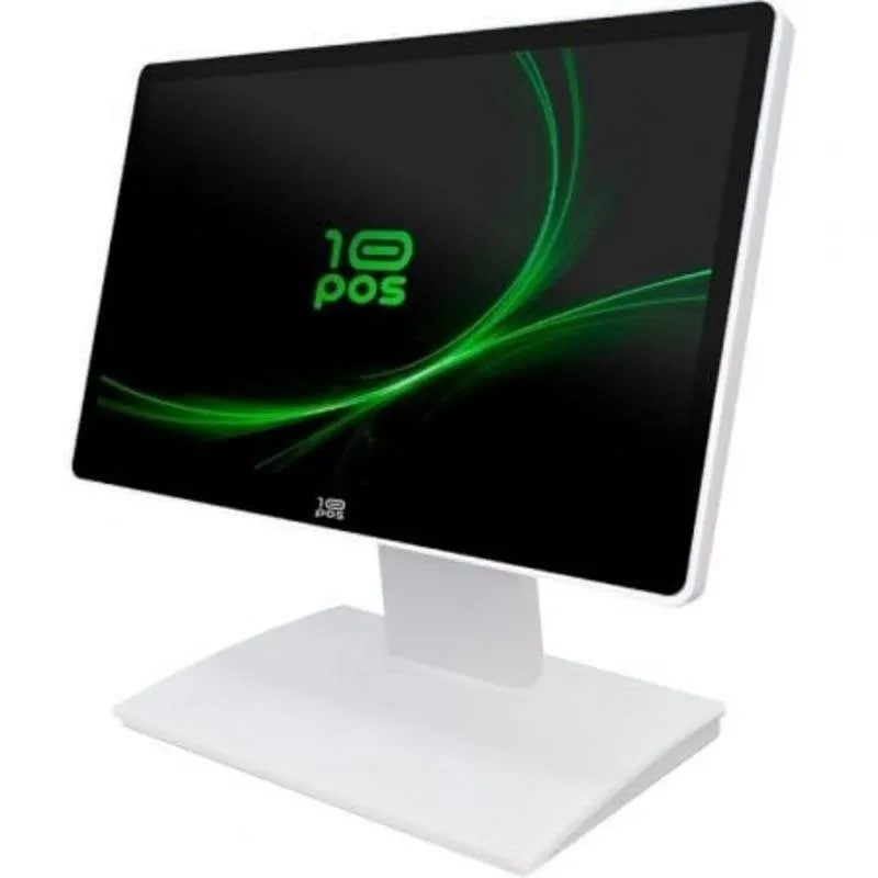 Monitor 10Pos TS-16HVB 15.6" Touchscreen FullHD Bianco HDMI VGA USB - immagine 1