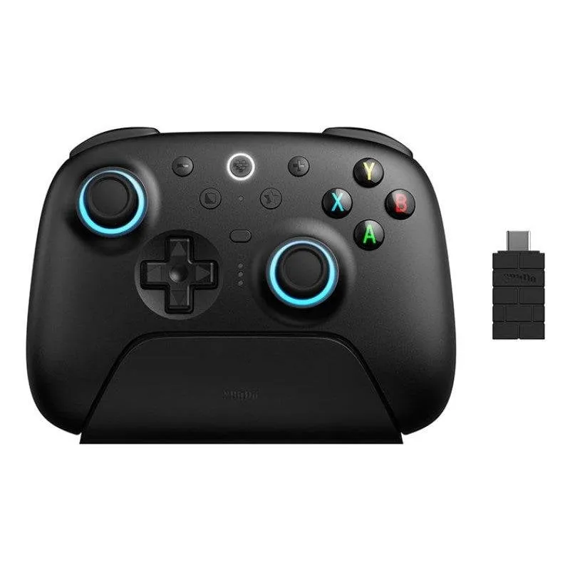 Gamepad 8BitDo Ultimate 2 Wireless 2.4GHz Nero Bluetooth PC Android MAC LED - immagine 1