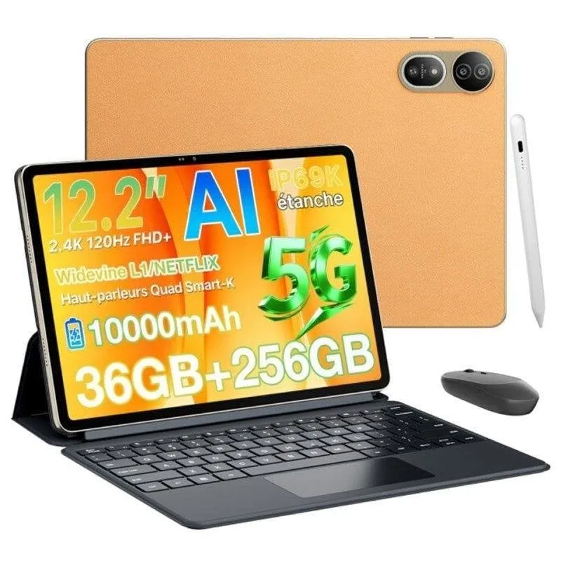 Tablet Blackview Mega 12 5G 12,2" 36GB 256GB Arancione - immagine 1