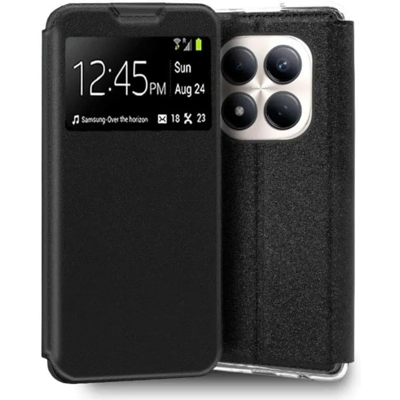 Funda per cellulare Cool Flip Cover Solapa Polipiel Nera Antiurto per Xiaomi Redmi Note 15 Pro 5G - immagine 1