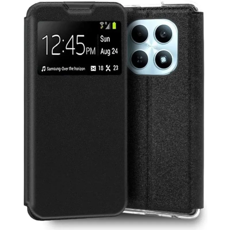 Funda per cellulare Cool Flip Cover Solapa Polipiel Nera Antishock per Xiaomi Redmi Note 15 - immagine 1