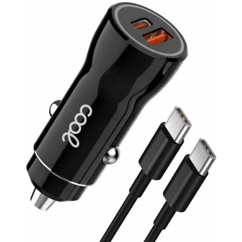Caricatore auto Cool 8434847082509 38W 2x USB Tipo C con cavo incluso - immagine 1